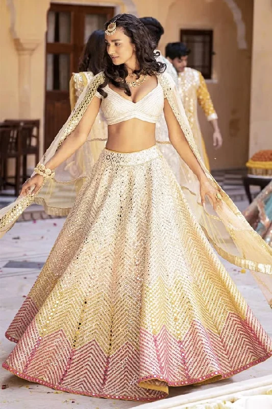 Crop Top Lehenga For Sister's Wedding With Price