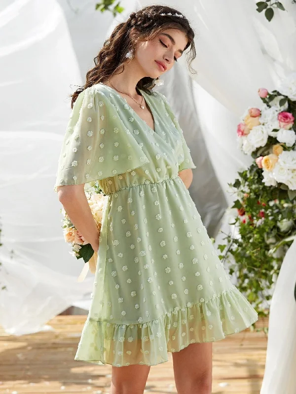 TastyHottie - New Fashion Casual Sexy Solid Style Dress High Waist Short Sleeve V Neck Female Dress TastyHottie - New Fashion Casual Sexy Solid Style Dress High Waist Short Sleeve V Neck Female Dress