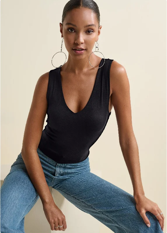 Racerback Tank - Black