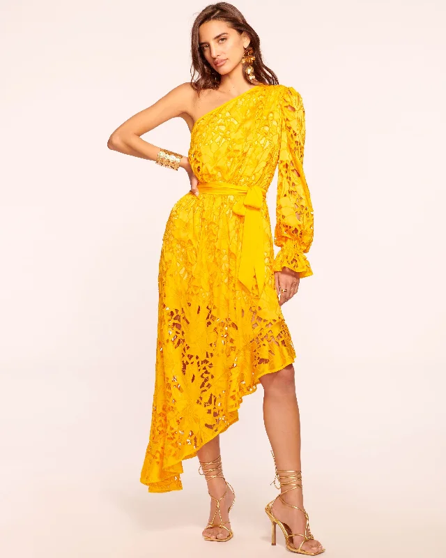 Jayda One-Shoulder Cutout Dress