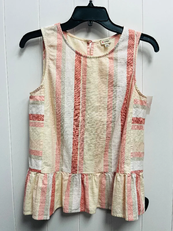 Orange Pants Set 2pc Cremieux, Size Xs
