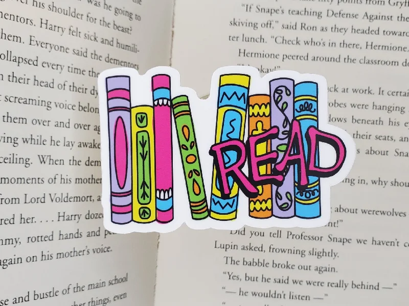 90s Vibes Read Sticker