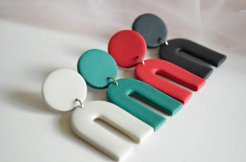 Arch Clay Dangles