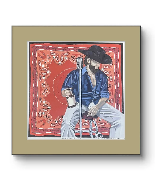 Cowboy Bandana Art Print