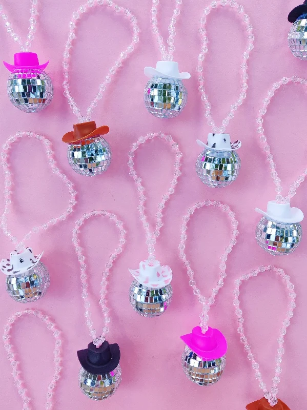Cowgirl Disco Ball Hanging