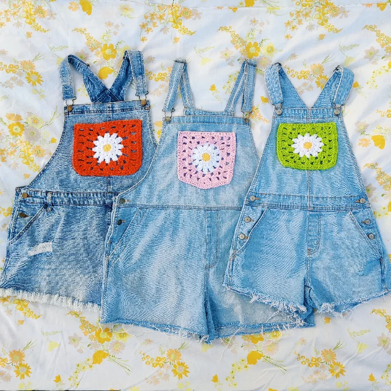 Crochet Daisy Overalls