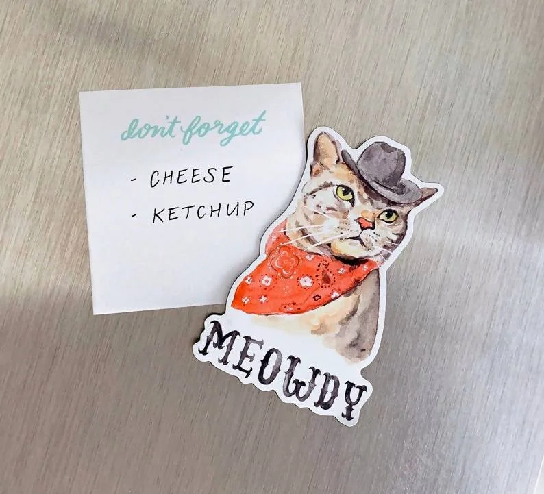 Meowdy Magnet