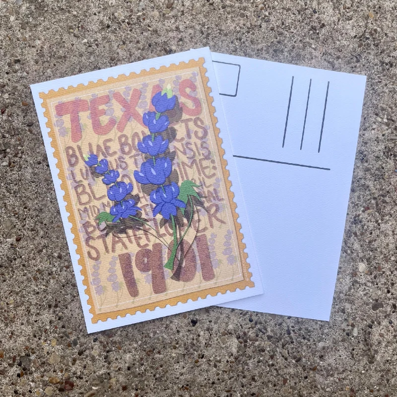 Texas Blue Bonnet Postcard