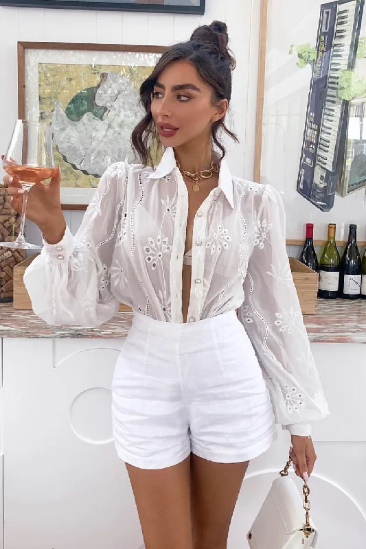 Elise Blouse - White