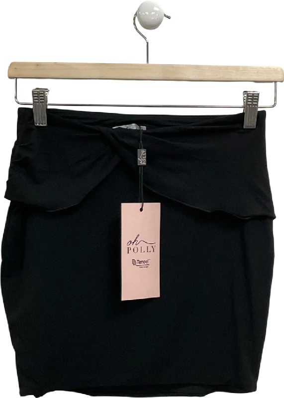 Oh Polly Black Mini Skirt UK M