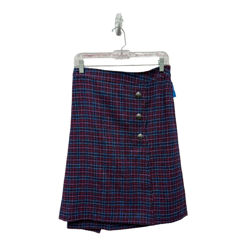 Skirt Mini & Short By Talbots In Blue & Purple, Size:20