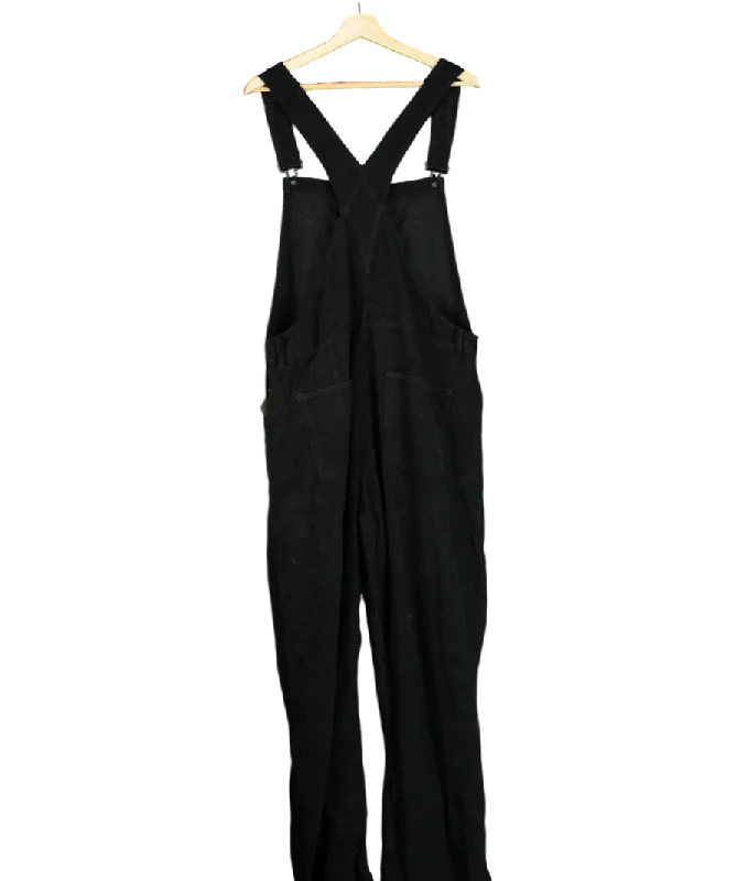 Black We The Free Good Luck Cord Overalls UK 20
