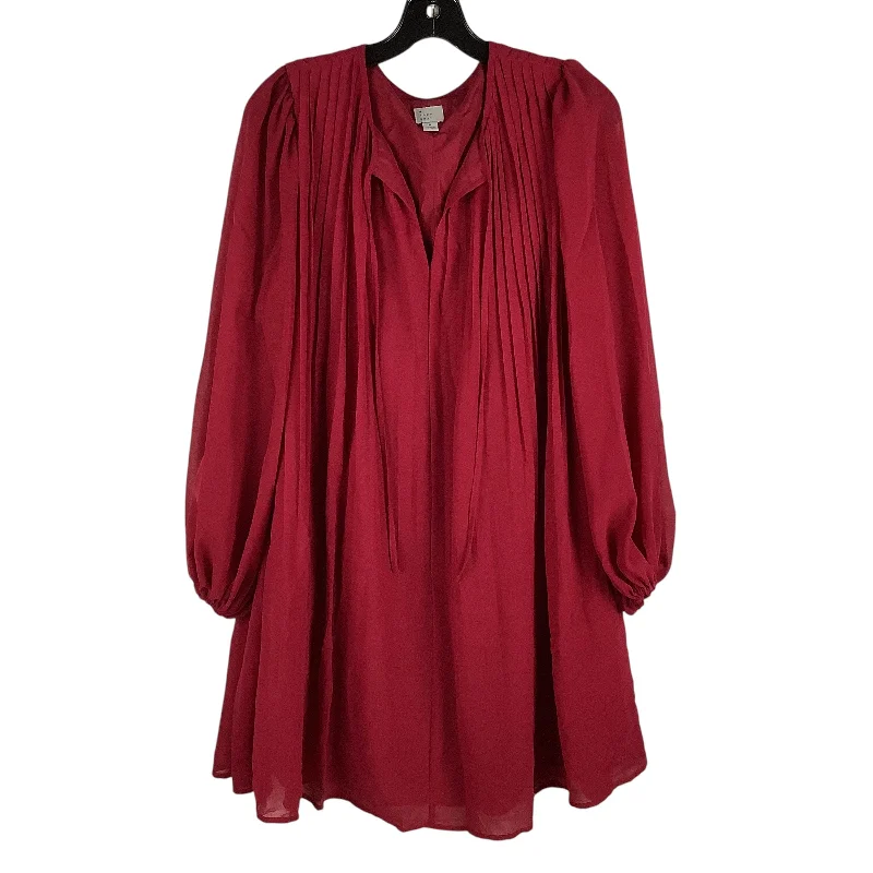 Dress Casual Short By A New Day In Red, Size: S