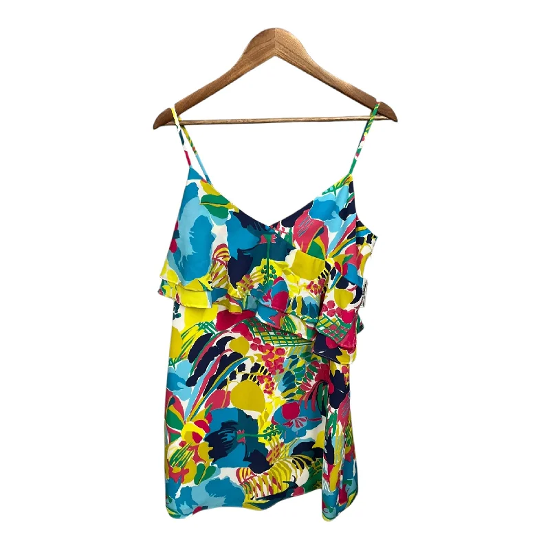 Dress Casual Short By J. Crew In Tropical Print, Size: 10