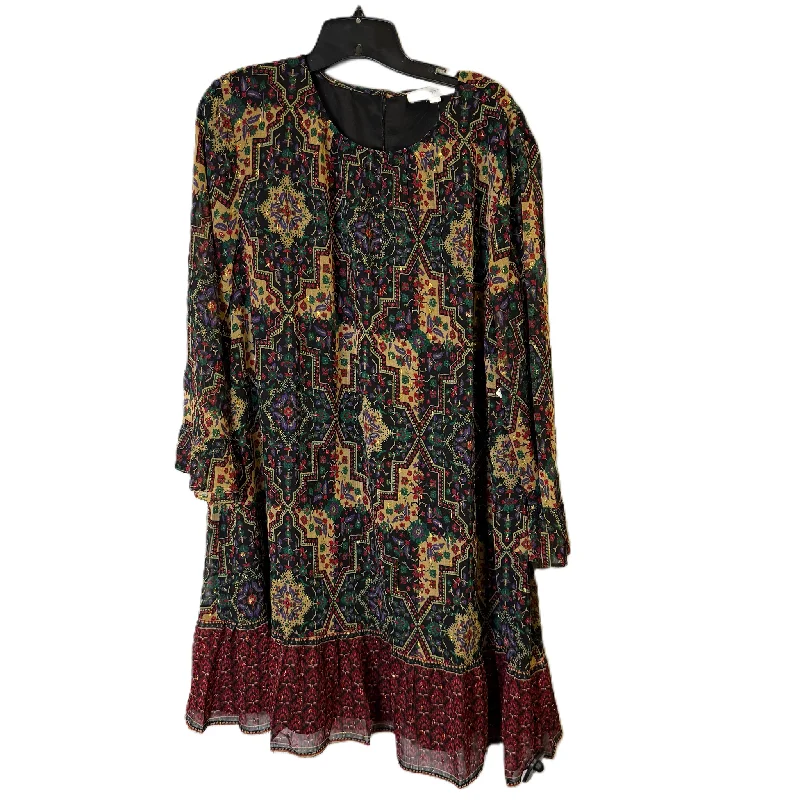 Dress Casual Short By Loft In Multi-colored, Size: Xxl