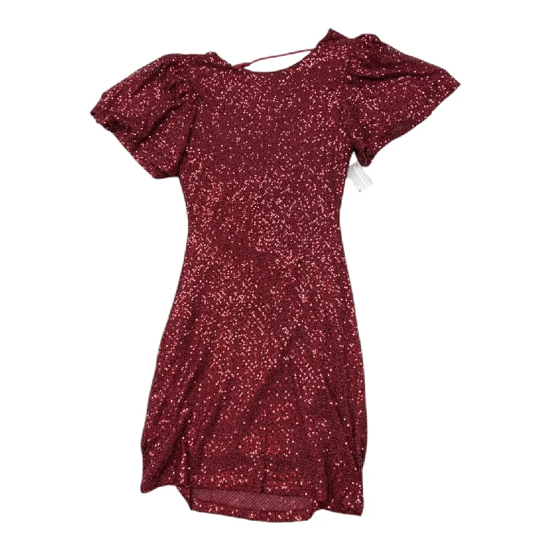 Dress Party Short By Astr In Red, Size: M