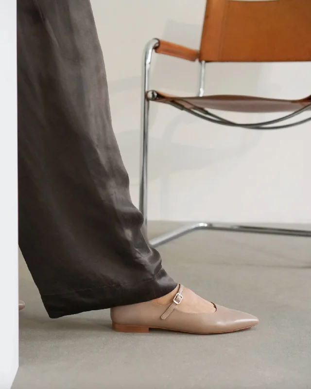 Flattered Camila Leather Ballet Shoe